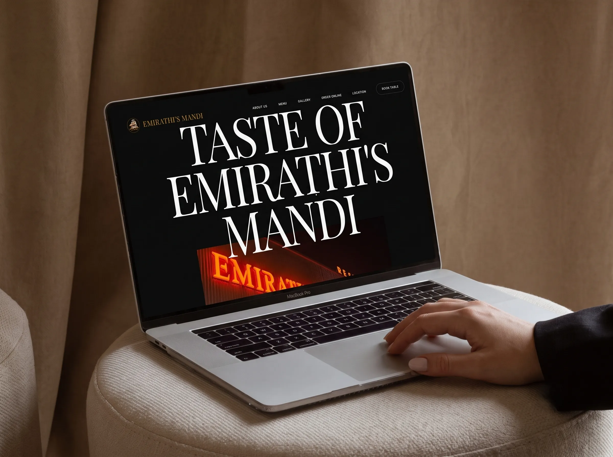 Emirathi's Mandi Restaurant Website Showcase
