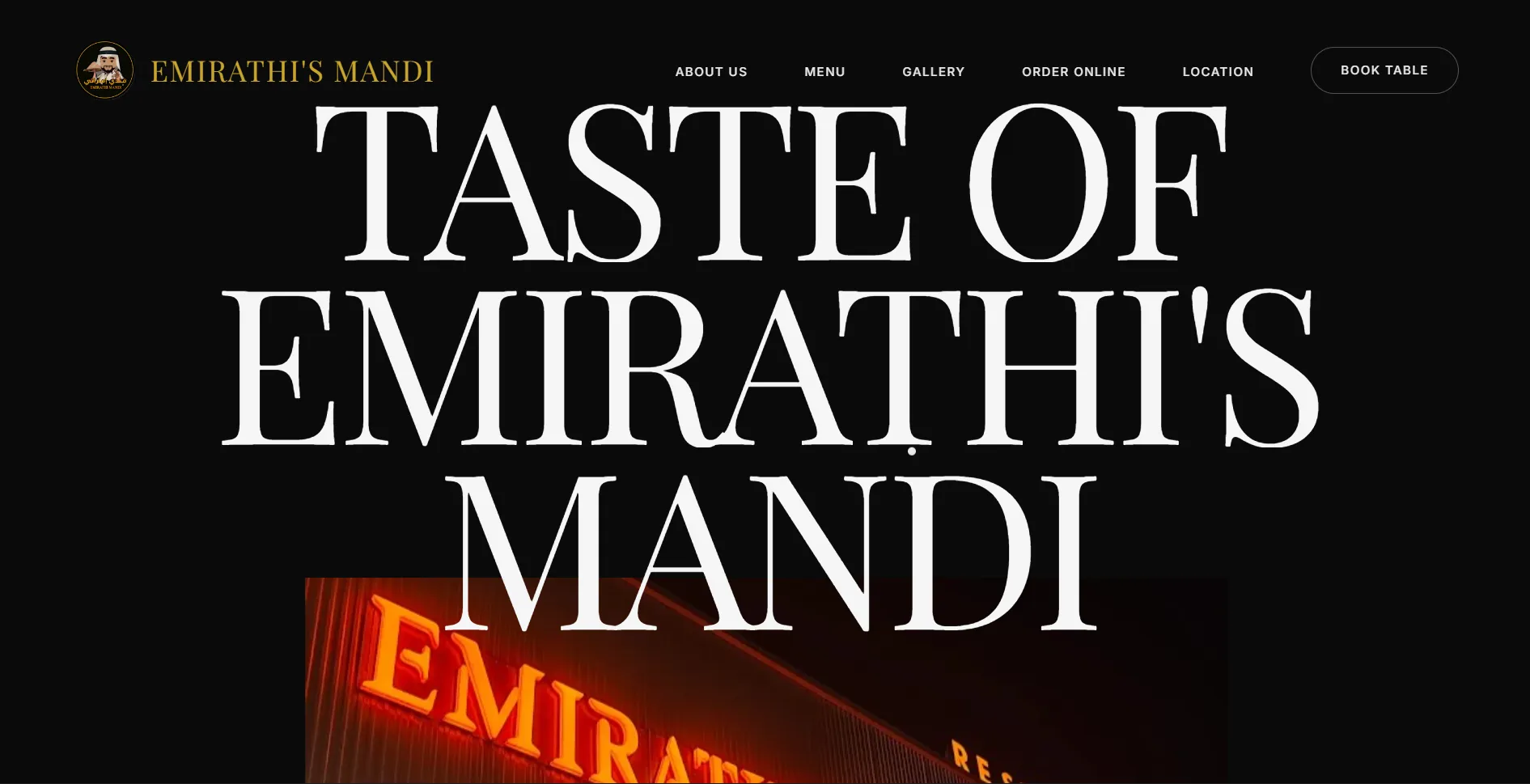 Emirathi's Mandi restaurant