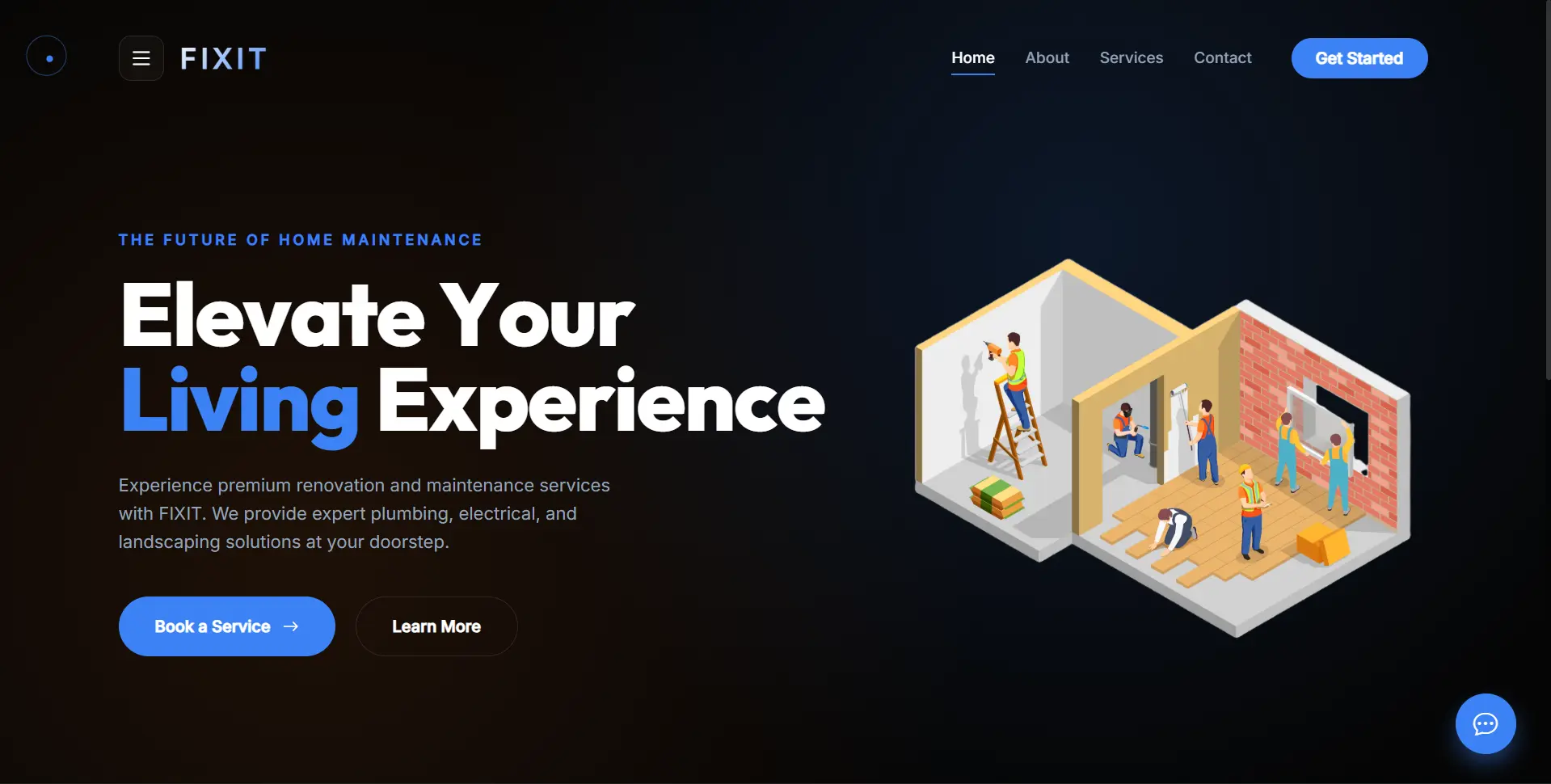 Fixit - Full-stack Home Service Booking Application