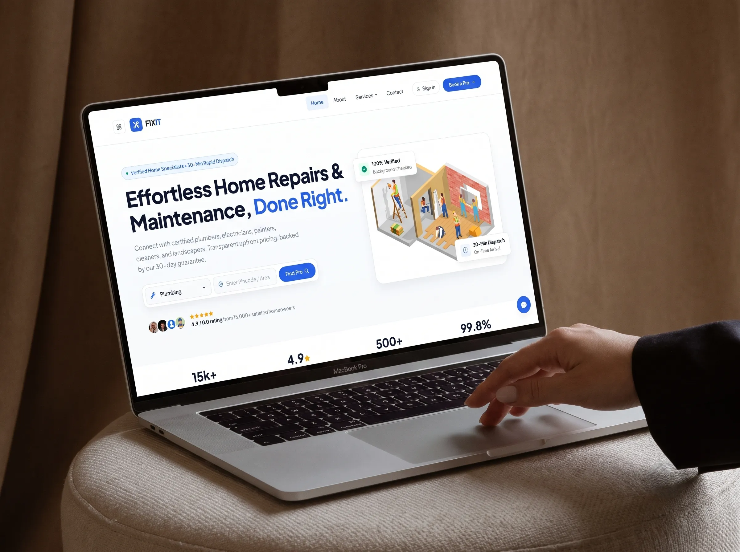 Fixit Webapp Home Services Platform